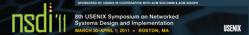 NSDI '11 Banner