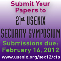 USENIX Security '12 CFP