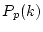 $ P_p(k)$