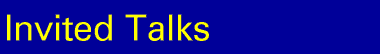 Invited Talks