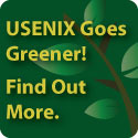 USENIX Goes Greener! Find Out More.