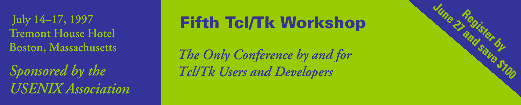 Fifth Tcl/Tk Workshop
