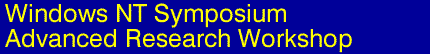 Windows NT Symposium '99 - Call for Papers - Advanced Research Workshop