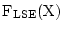${\rm F_{LSE}(X)}$
