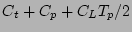 $C_t + C_p + C_L T_p/2$