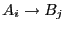 $A_i \rightarrow B_j$