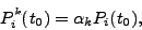 \begin{displaymath}
P_i^k(t_0) = %\left\{
\alpha_k P_i(t_0), %& \mbox{torrent...
... selected} \\ %\mbox{$i$-th born torrent not selected} \\
\end{displaymath}