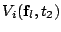 $ V_i(\mathbf{f}_{l},t_2)$