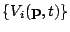 $ \{V_i(\mathbf{p},t)\}$