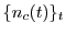 $ \{n_c(t)\}_t$