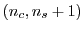 $ (n_c,n_s+1)$
