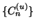 $ \{C^{(u)}_n\}$