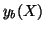 $ y_b(X)$
