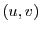 $ (u,v)$
