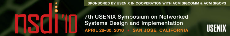 NSDI '10 Banner
