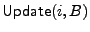 $ \update(i,\bc)$