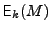 $ \enc_k(M)$