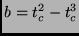 $b=t_c^2-t_c^3$