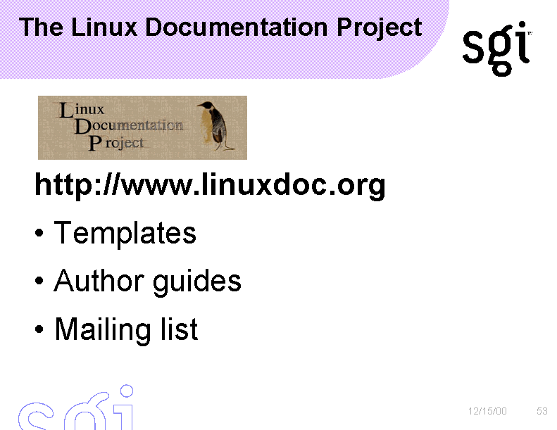 The Linux Documentation Project