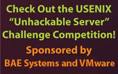 USENIX 'Unhackable Server' Challenge