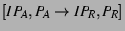 $[IP_A,P_A
\rightarrow IP_R,P_R]$