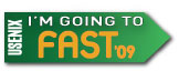 I'm going to FAST '09 button