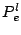 $P^{l}_e$