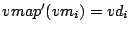 $vmap'(vm_{i}) = vd_{i}$